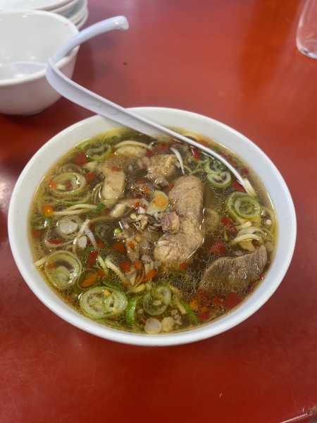 「ホルモンラーメン（970円）」@矢場味仙の写真