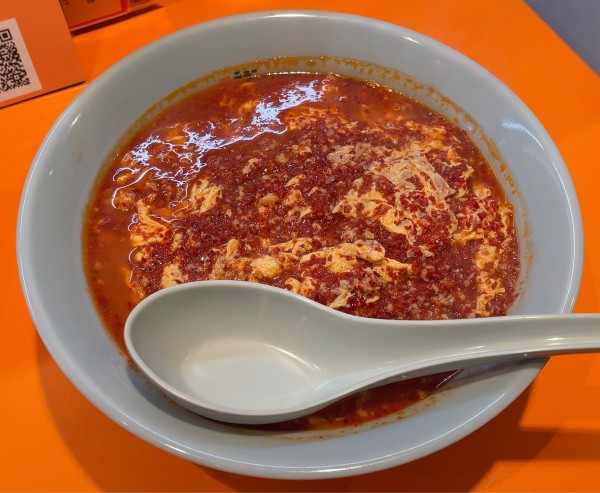 「タンタンメンめちゃ辛大盛 よだれ鶏丼セット」@元祖ニュータンタンメン本舗 西船橋店の写真