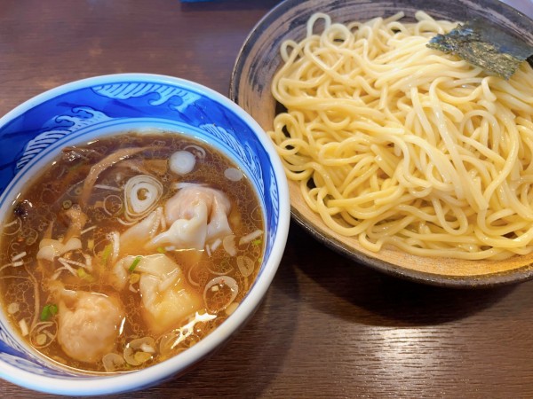 「ミックスわんたんつけめん　大」@麺屋 はやしまるの写真