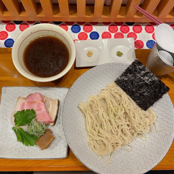 「鯛醤油つけ麺　細麺」@瀬戸内ラーメン めで鯛の写真