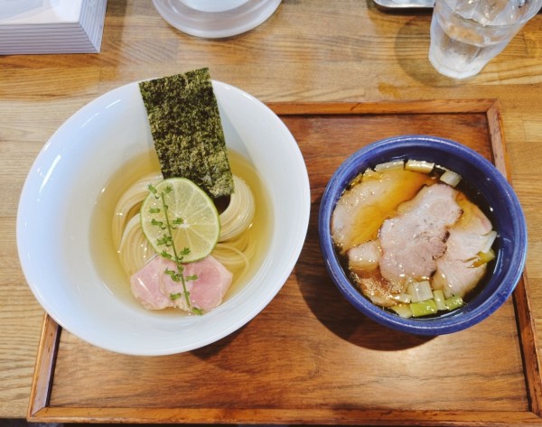 「昆布水つけめん 醤油(並)」@YOKOKURA STOREHOUSEの写真