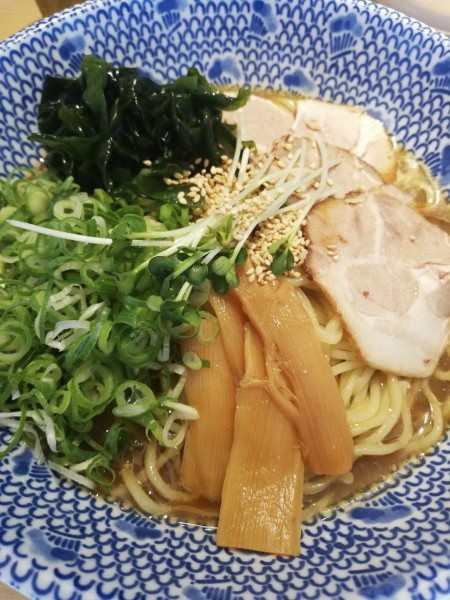 「【限定】冷やしラーメン」@京都銀閣寺 ますたにラーメン 日本橋本店の写真