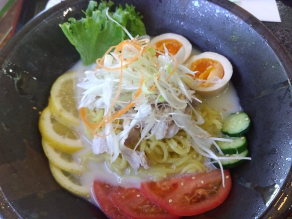 「豆乳冷やしラーメン¥930」@前沢SA 上り線 スナックコーナーの写真