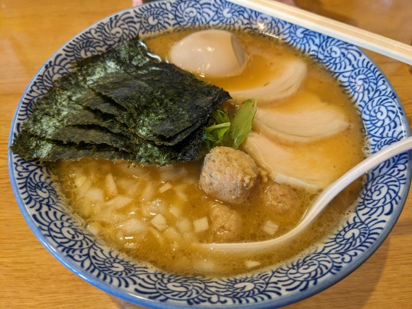 「特製濃厚醤油鶏白湯そば」@麺屋きよたかの写真