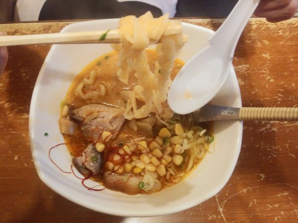 「手内ミルク味噌ラーメン　1020円」@牛乳屋食堂の写真