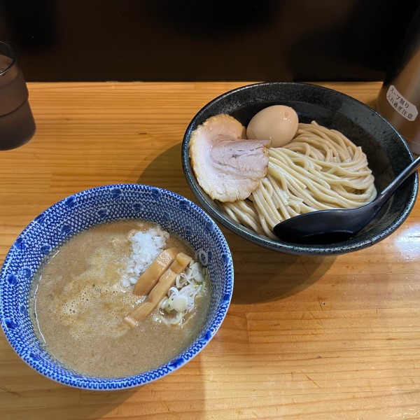 「つけ麺中盛　味玉」@自家製麺TANGOの写真