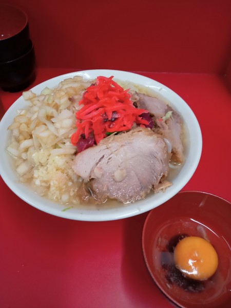 「ラーメン小¥800」@ラーメン二郎 大宮公園駅前店の写真