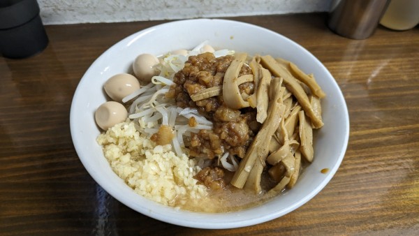 「ミニラーメン＋メンマ+味付うずら」@ラーメン武丸の写真