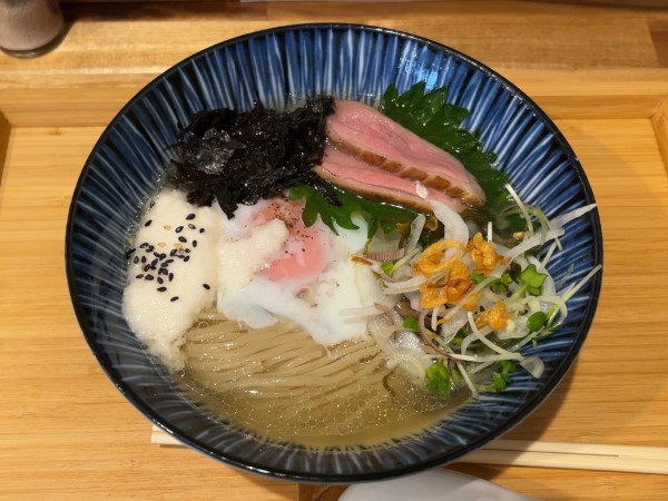 「【限定】煮干し昆布水冷麺（塩）」@ハちゃんラーメンの写真