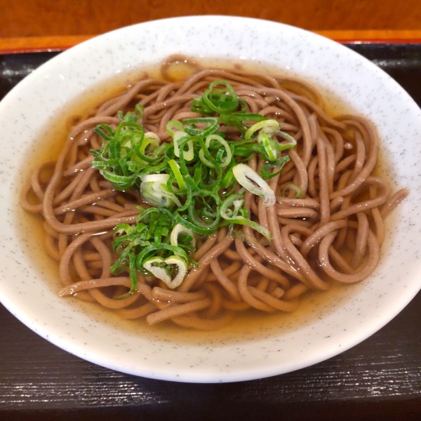 「かけそば（￥300）」@都そば 立花店の写真