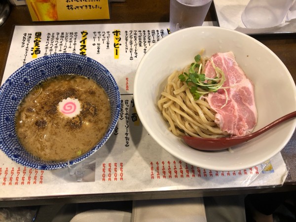 「濃厚魚介白湯つけ麺」@鶏SOBA新之助の写真