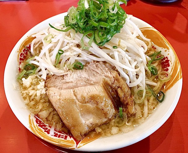 「ジパング麺（850円）、ネギ（無料TP）」@ジパング軒の写真