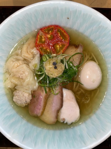 「特製塩そば（細麺）」@饗 くろ㐂の写真