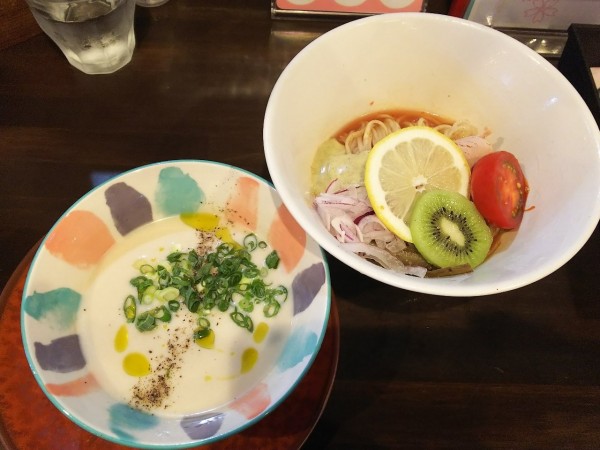 「【限定】濃厚鶏白湯のトマト水つけsoba　1600円」@sobabar Ciliegioの写真