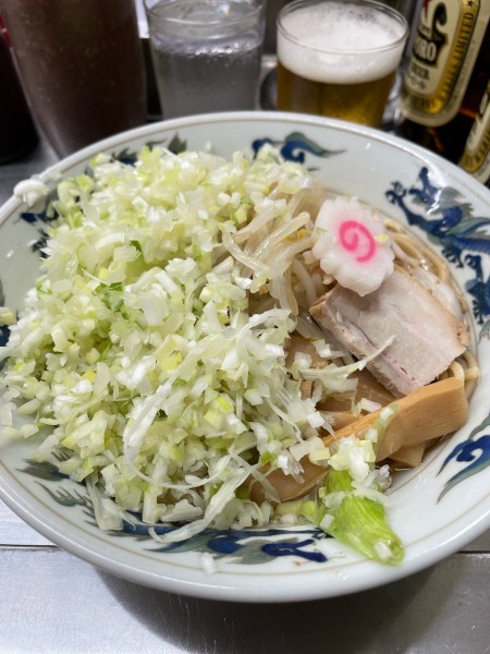 「油そば コマネギ」@中華そば みたかの写真