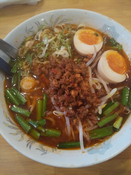 「台湾らーめん（味玉付き）」@らーめん 縁屋の写真