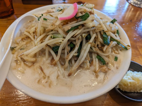 「濃厚タンメン+麺大盛＋無料ニンニク」@極濃湯麺フタツメ 長岡店の写真