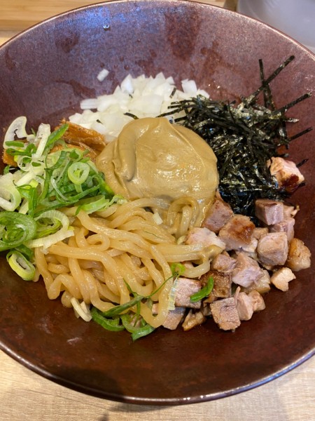 「濃厚な牡蠣まぜそば 1300」@九段下 中路の写真