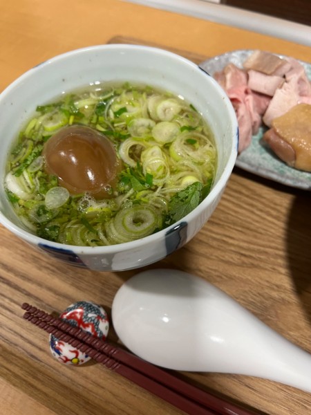 「特製塩つけめん+TKG」@らーめん亭 ひなり竜王の写真