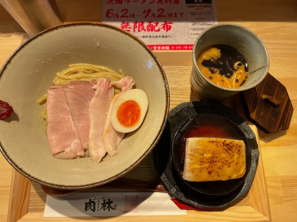 「角煮つけ麺」@自家製麺 肉スタイル林 神戸六甲道店の写真