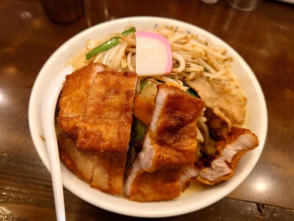 「排骨カレータンメン」@極濃湯麺シントミ 本庄インター店の写真