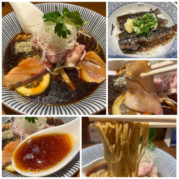 「【限定】ハマチソバ 950円 焼いわし丼 580円」@寿製麺よしかわ 川越店の写真