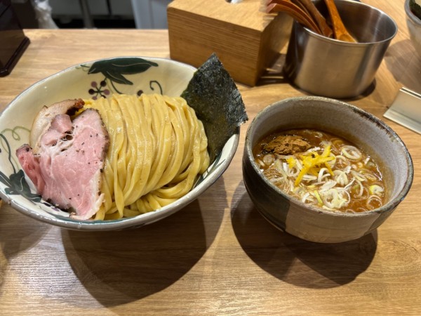 「つけ麺特盛り」@自家製麺 つきよみ 上新庄店の写真
