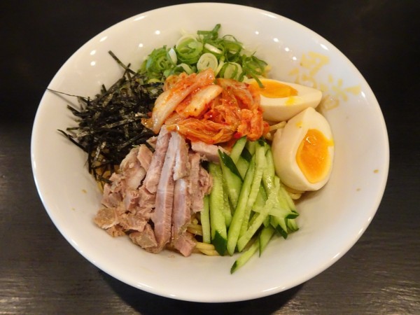 「思道流冷やし中華inキムチ（1,100円）」@横浜家系ラーメン 思道の写真