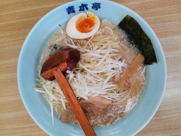 「ネギラーメン醤油小」@ラーメン青木亭 八潮店の写真