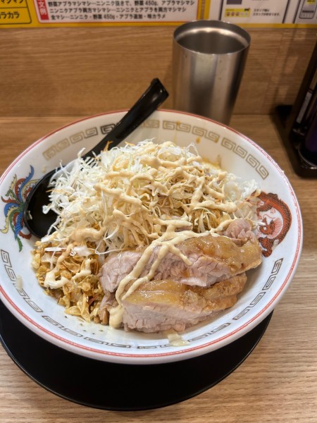 「ミニラーメン850円+冷やしに変更150円」@豚山 幡ヶ谷店の写真