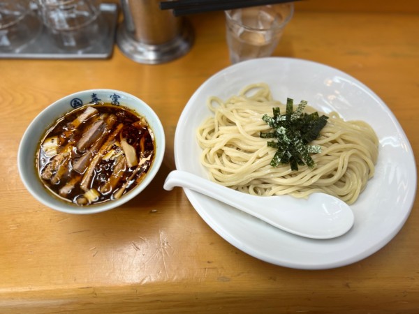 「チャーシューつけそば  1200円」@中華そば 喜富の写真