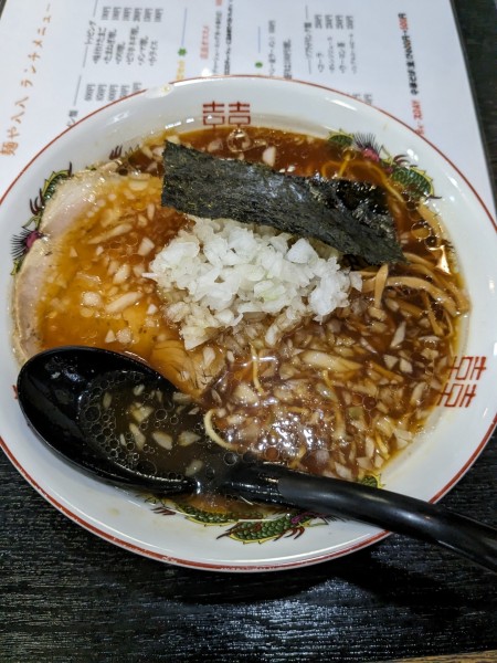 「中華そば　玉ねぎ増し」@中華そば 麺や 八八の写真