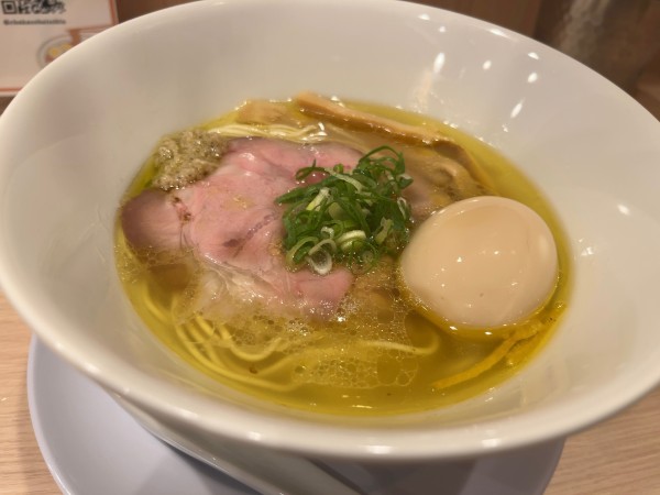 「味玉塩蕎麦」@中華蕎麦 一心の写真