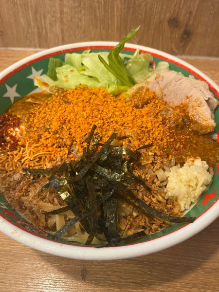 「パワフル冷しまぜそば倍盛(1140円)」@ジャンクガレッジ 深谷店の写真