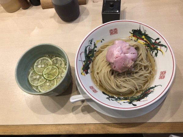 「限定：すだち冷や冷や1,200円」@つけめん金龍の写真