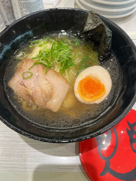 「厳選素材の貝節塩ラーメン」@はま寿司 ウィラ大井店の写真