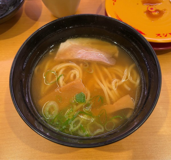「帆立×山椒香るラーメン」@スシロー 千葉みなと店の写真