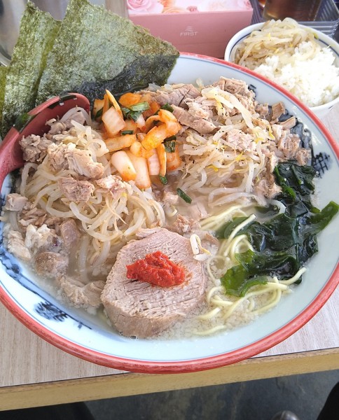 「塩ラーメン+もやしW､半ライス」@ラーメンショップ 122号騎西店の写真