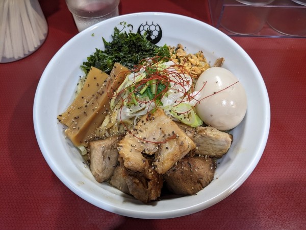 「豚そば（並）」@京つけめん つるかめ六角の写真