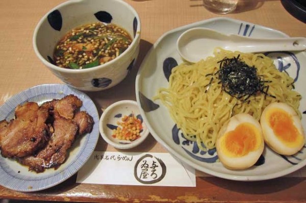 「ちゃーしゅうざるらーめん　1,200円＋縁たま　150円」@与ろゐ屋の写真