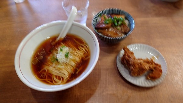 「かけ　淡麗　豚」@らぁ麺 ここんの写真