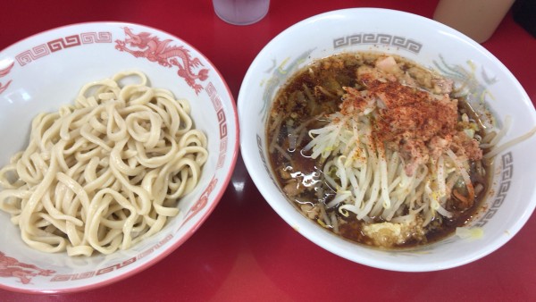 「麺半分豚1枚 つけ麺　900円」@ラーメン二郎 越谷店の写真