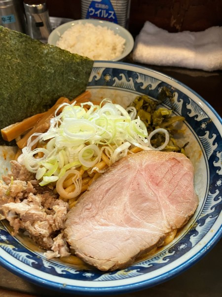 「担々まぜそば980円＋半ライス120円」@兎に角 松戸店の写真