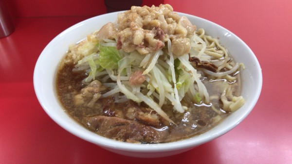「小ラーメン 麺少なめ　850円」@ラーメン二郎 柏店の写真