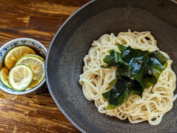 「冷やしすだちつけそば」@中華そば いぶきの写真