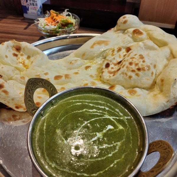 「ほうれん草パニルカレー　1080円」@ダイヤモンド 大崎ガーデンタワー店の写真