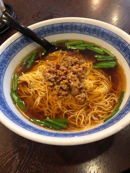 「四川ラーメン＋炒飯 ランチ」@豫園 港本店の写真