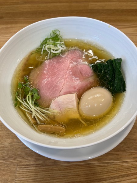 「塩そば　味玉」@中華そば きなりの写真