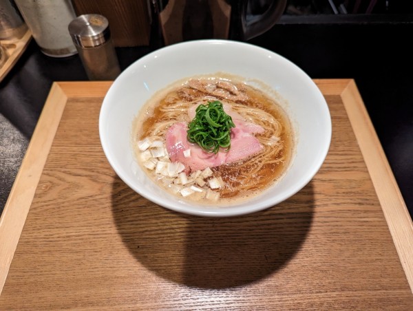 「塩らぁ麺」@のど黒らぁ麺 永屋の写真