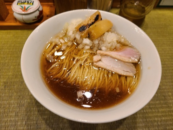 「鴨ラーメン(丸ネギと玉葱)」@らーめん 鴨to葱の写真